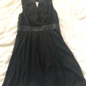 Black above knee dress